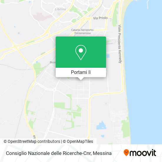 Mappa Consiglio Nazionale delle Ricerche-Cnr