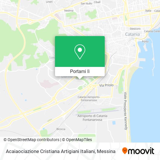 Mappa Acaiaociazione Cristiana Artigiani Italiani