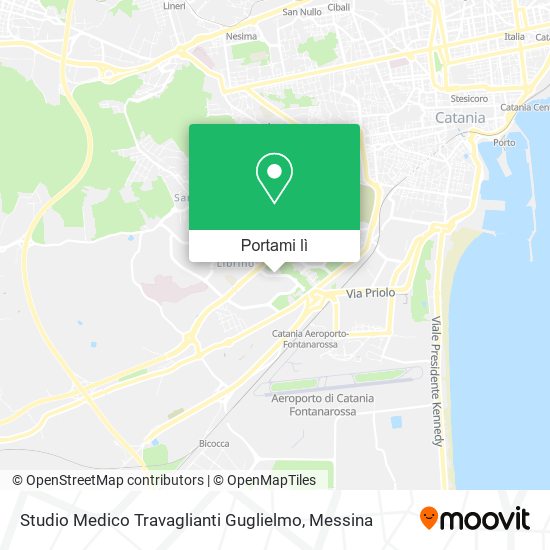Mappa Studio Medico Travaglianti Guglielmo