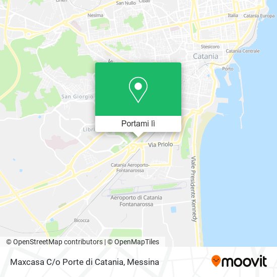 Mappa Maxcasa C/o Porte di Catania
