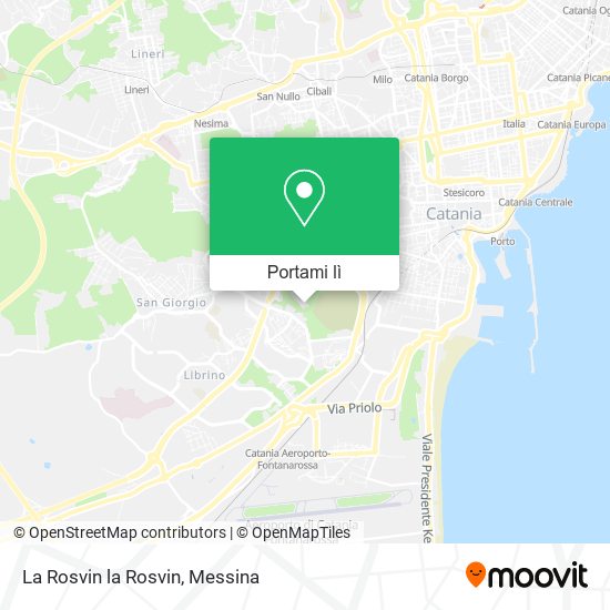 Mappa La Rosvin la Rosvin