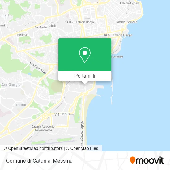 Mappa Comune di Catania