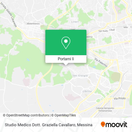 Mappa Studio Medico Dott. Graziella Cavallaro