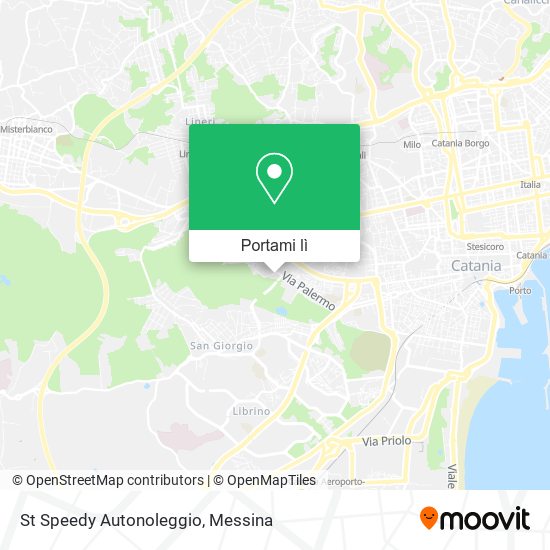 Mappa St Speedy Autonoleggio