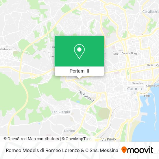 Mappa Romeo Models di Romeo Lorenzo & C Sns