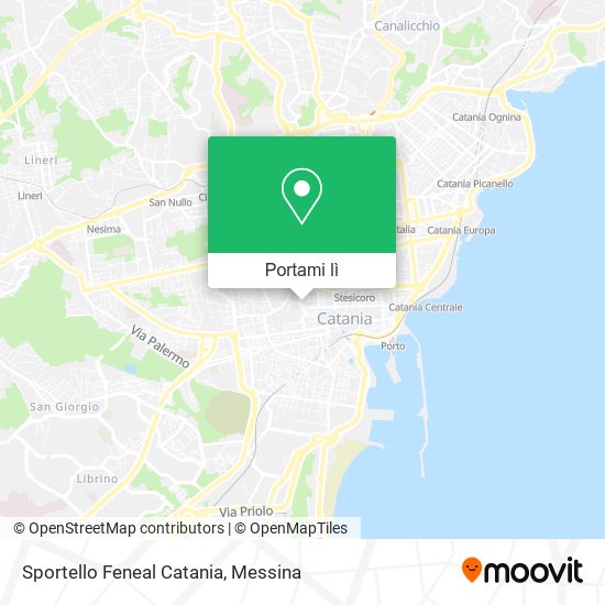 Mappa Sportello Feneal Catania