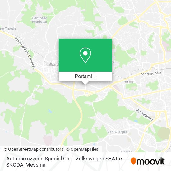 Mappa Autocarrozzeria Special Car - Volkswagen SEAT e SKODA