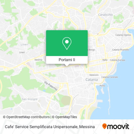 Mappa Cafe' Service Semplificata Unipersonale