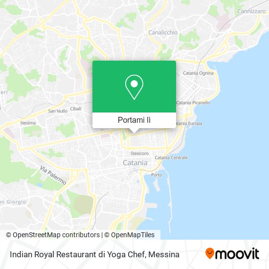 Mappa Indian Royal Restaurant di Yoga Chef