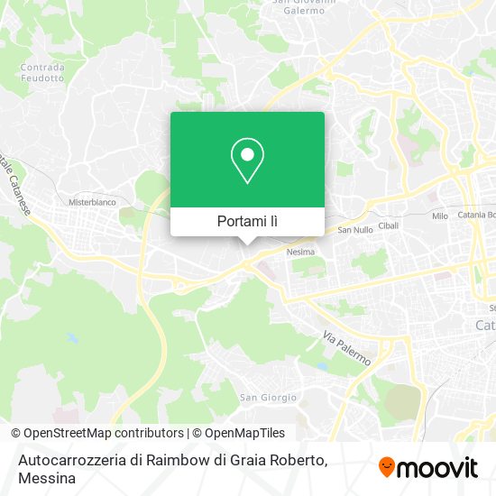 Mappa Autocarrozzeria di Raimbow di Graia Roberto