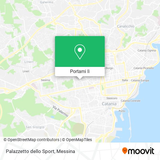 Mappa Palazzetto dello Sport