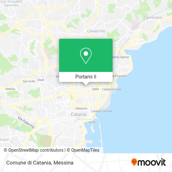 Mappa Comune di Catania