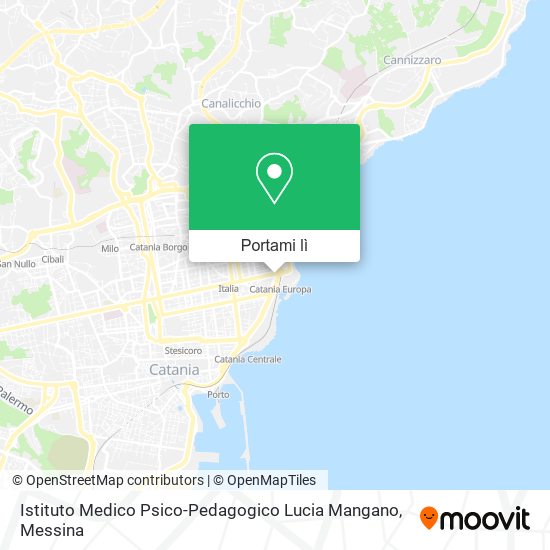 Mappa Istituto Medico Psico-Pedagogico Lucia Mangano