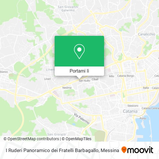 Mappa I Ruderi Panoramico dei Fratelli Barbagallo