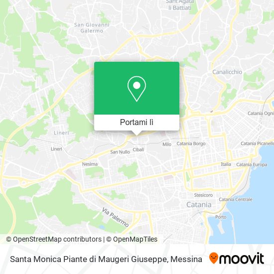Mappa Santa Monica Piante di Maugeri Giuseppe