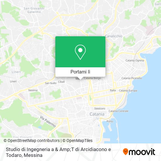 Mappa Studio di Ingegneria a & Amp;T di Arcidiacono e Todaro