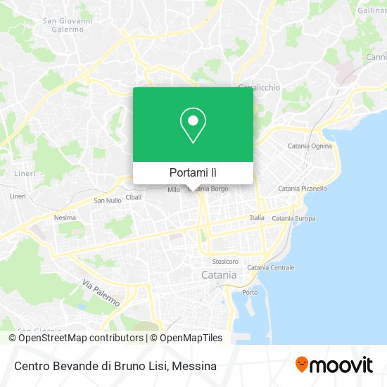 Mappa Centro Bevande di Bruno Lisi