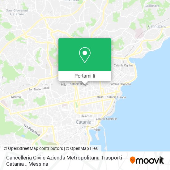 Mappa Cancelleria Civile Azienda Metropolitana Trasporti Catania .