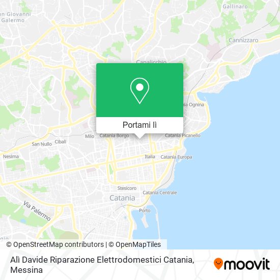 Mappa Alì Davide Riparazione Elettrodomestici Catania