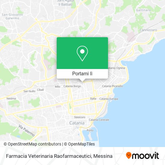 Mappa Farmacia Veterinaria Raofarmaceutici