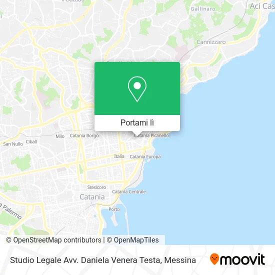 Mappa Studio Legale Avv. Daniela Venera Testa