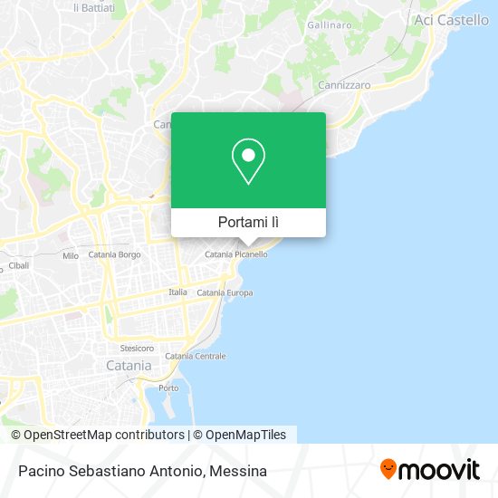 Mappa Pacino Sebastiano Antonio