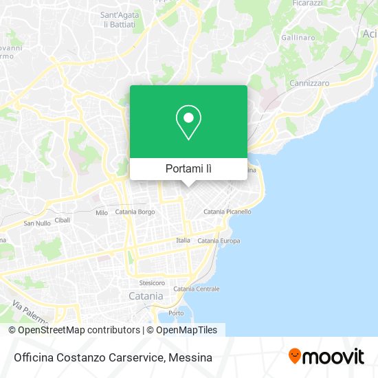 Mappa Officina Costanzo Carservice