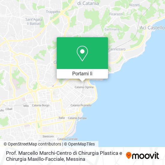 Mappa Prof. Marcello Marchi-Centro di Chirurgia Plastica e Chirurgia Maxillo-Facciale