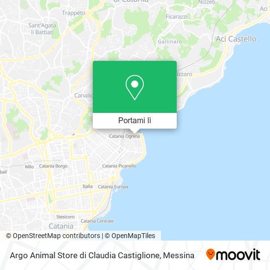 Mappa Argo Animal Store di Claudia Castiglione
