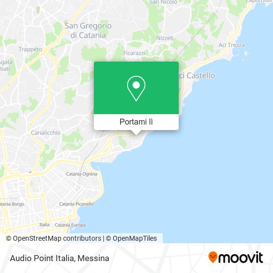 Mappa Audio Point Italia