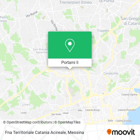 Mappa Fna Territoriale Catania Acireale