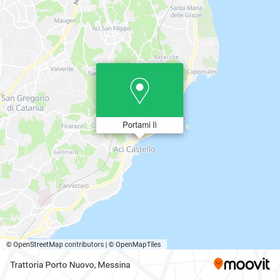 Mappa Trattoria Porto Nuovo