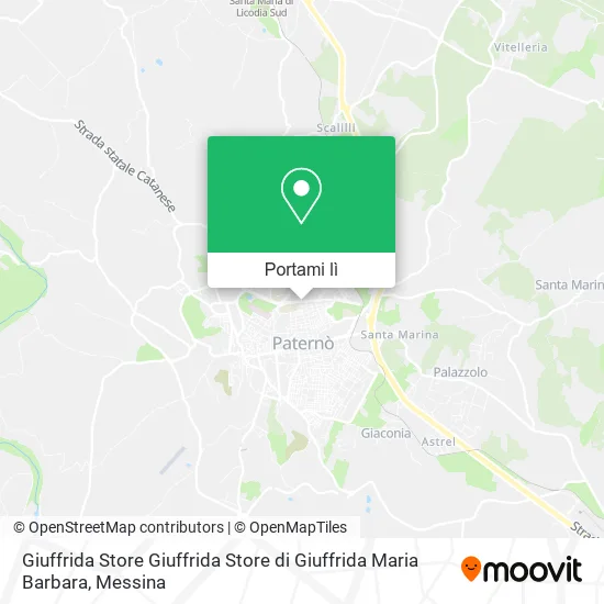 Mappa Giuffrida Store Giuffrida Store di Giuffrida Maria Barbara