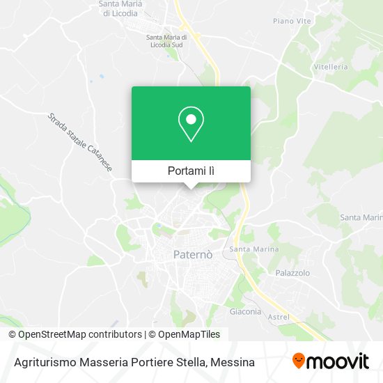 Mappa Agriturismo Masseria Portiere Stella