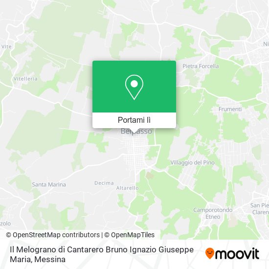 Mappa Il Melograno di Cantarero Bruno Ignazio Giuseppe Maria