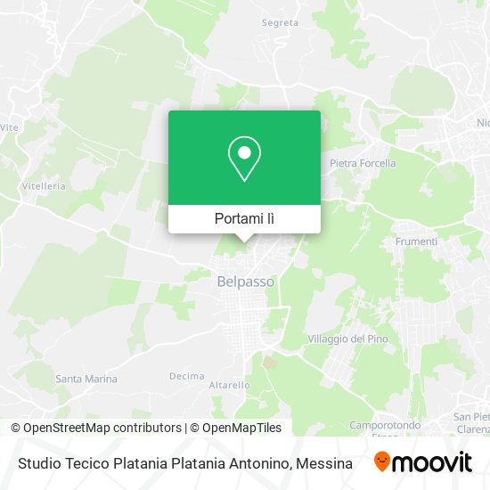 Mappa Studio Tecico Platania Platania Antonino