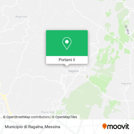 Mappa Municipio di Ragalna