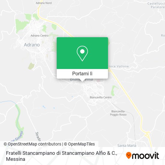 Mappa Fratelli Stancampiano di Stancampiano Alfio & C.