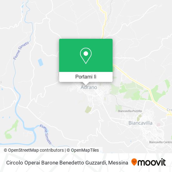 Mappa Circolo Operai Barone Benedetto Guzzardi