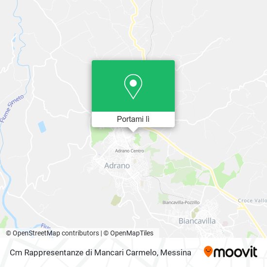 Mappa Cm Rappresentanze di Mancari Carmelo