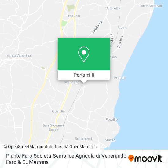 Mappa Piante Faro Societa' Semplice Agricola di Venerando Faro & C.