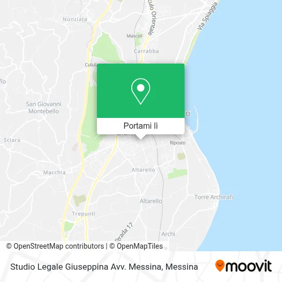 Mappa Studio Legale Giuseppina Avv. Messina