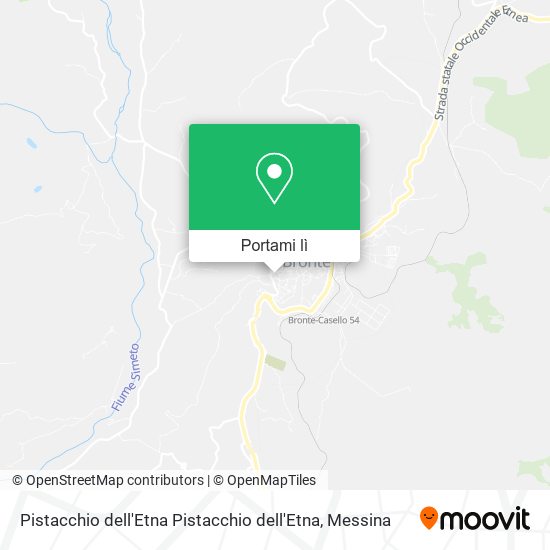 Mappa Pistacchio dell'Etna Pistacchio dell'Etna