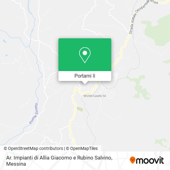Mappa Ar. Impianti di Allia Giacomo e Rubino Salvino
