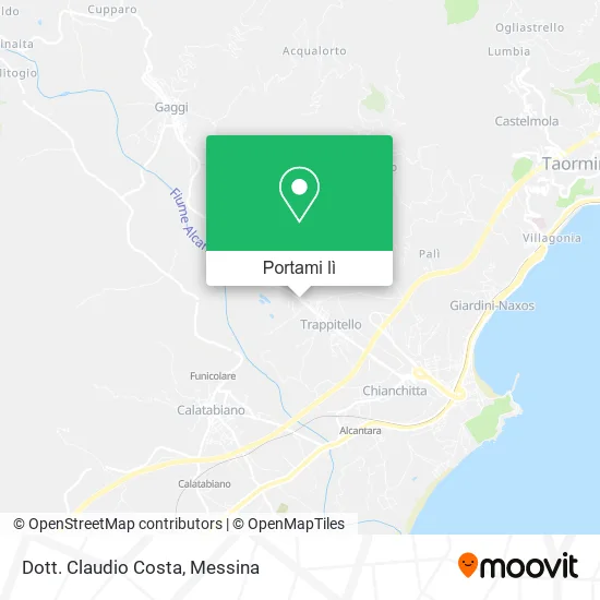 Mappa Dott. Claudio Costa