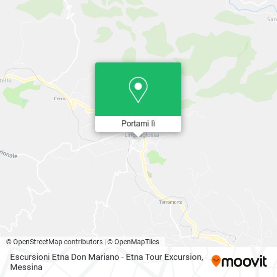 Mappa Escursioni Etna Don Mariano - Etna Tour Excursion