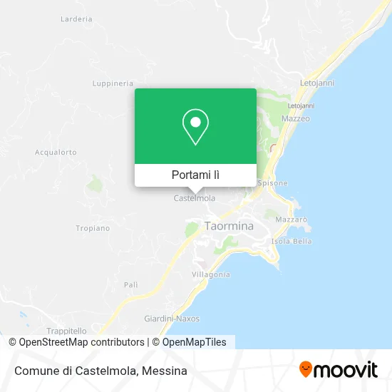 Mappa Comune di Castelmola