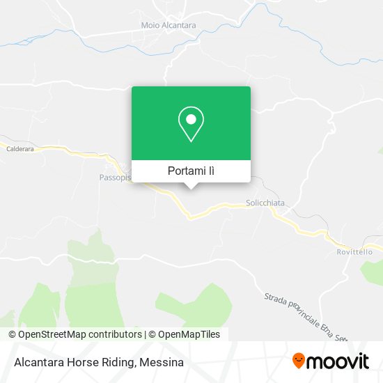 Mappa Alcantara Horse Riding