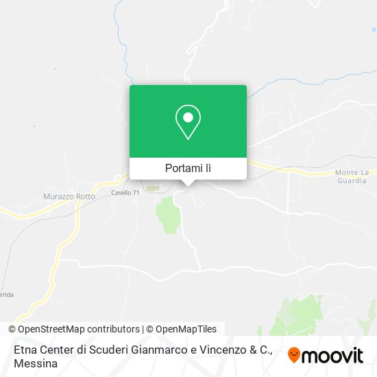 Mappa Etna Center di Scuderi Gianmarco e Vincenzo & C.