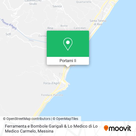 Mappa Ferramenta e Bombole Garigali & Lo Medico di Lo Medico Carmelo